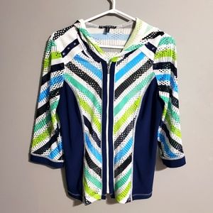 Piccadilly lightweight netted jacket